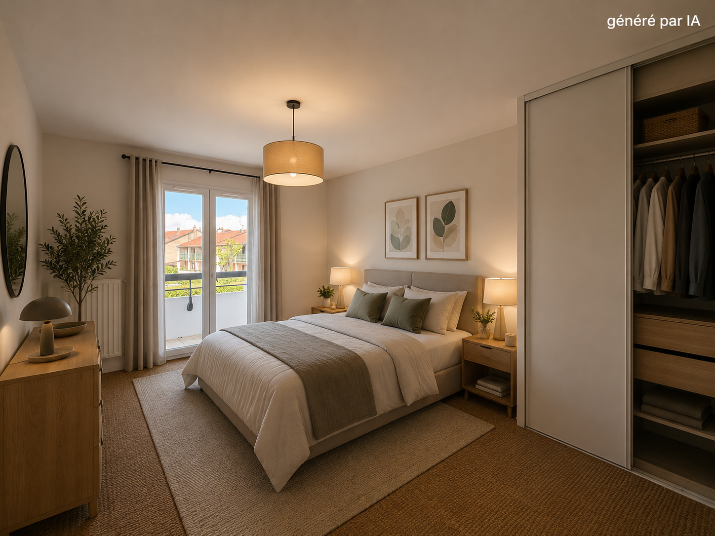 A vendre secteur Concise à Thonon: T4 au calme avec vue déga