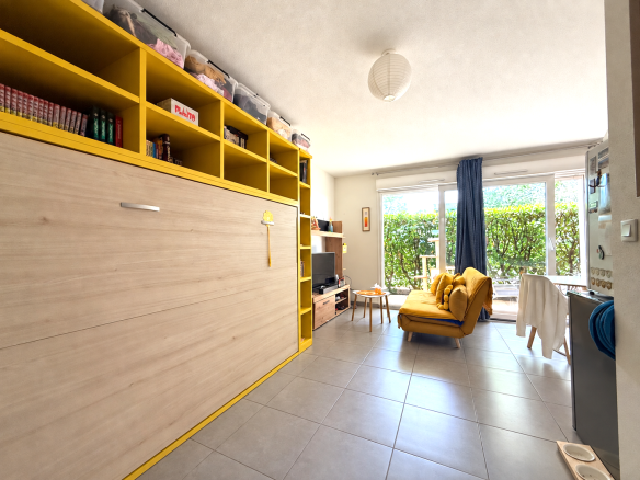 A VENDRE : T1 bis en Rez de jardin